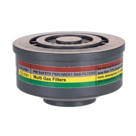 P920 - ABEK1 Gas Filter Special Thread Connection Grey
