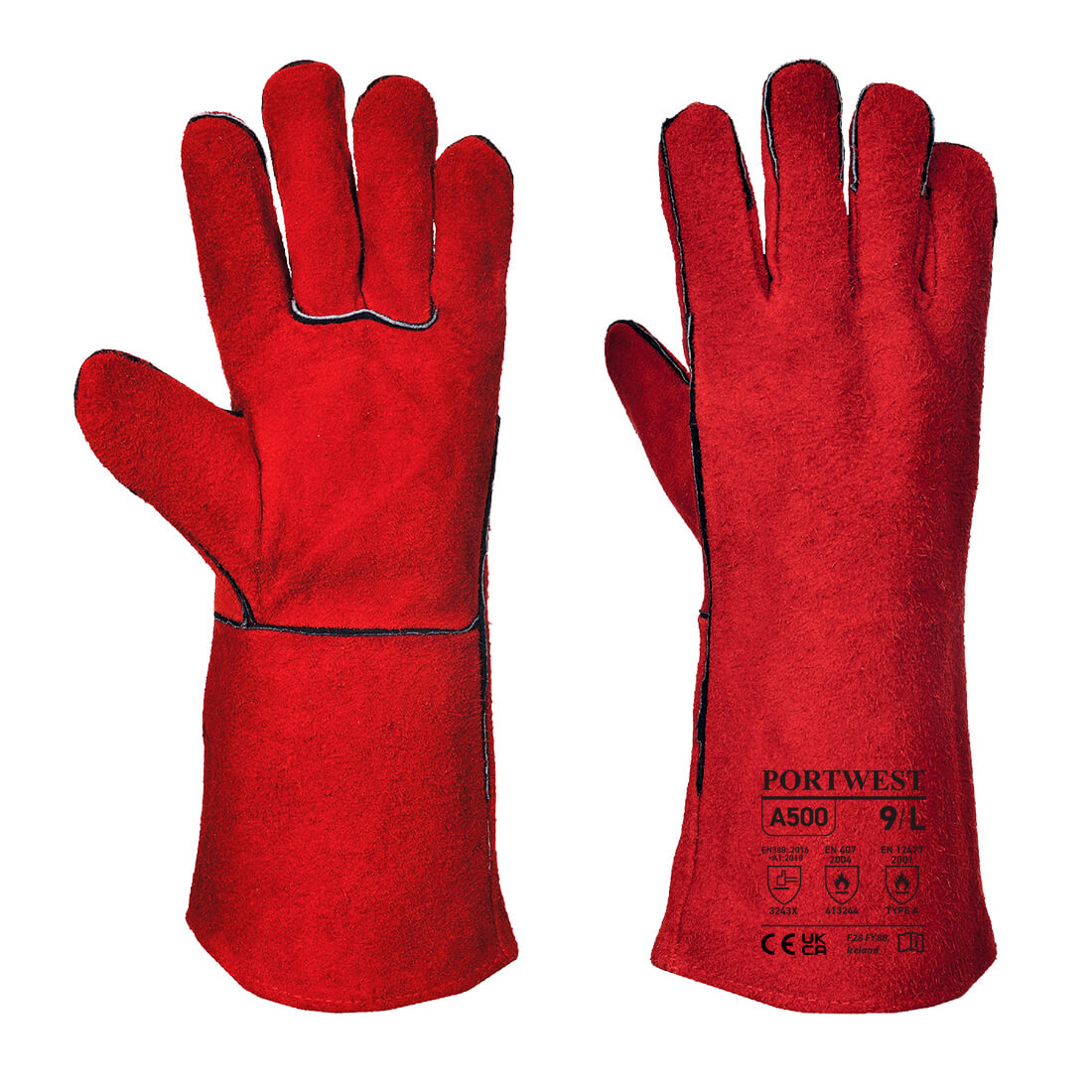 A500 - Welders Gauntlet Red - Redrok Workwear Centre - Plymouth